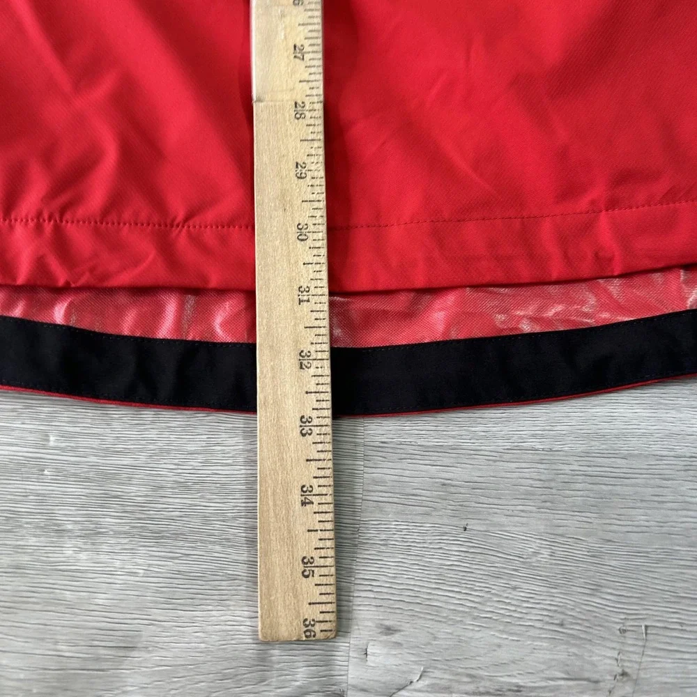 Callaway Weather Series Swing Tech Jacket Mens XL Red 1/4 Zip Golf Windbreaker